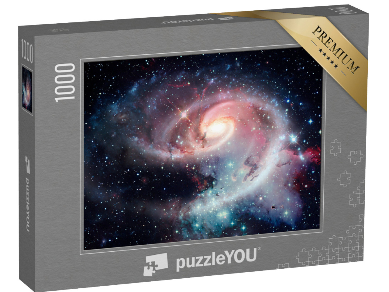 Puzzle 1000 Teile „Weltraumszene: abstraktes helles Universum, Nacht, Sternenhimmel“