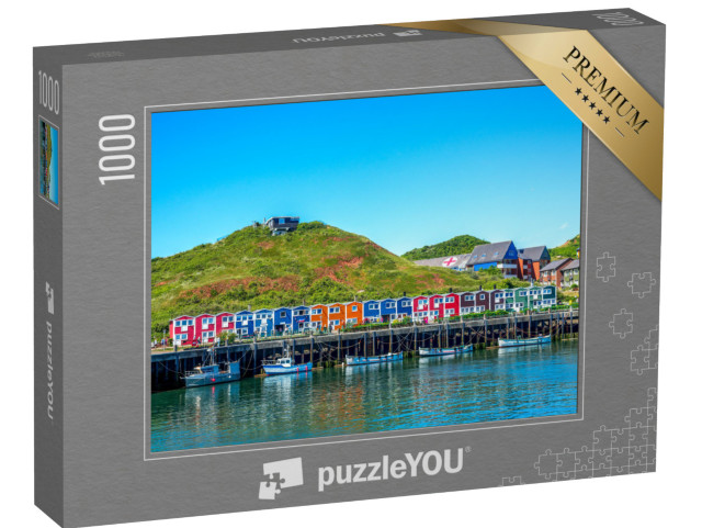 Puzzle 1000 Teile „Die Hummerbuden von Helgoland“