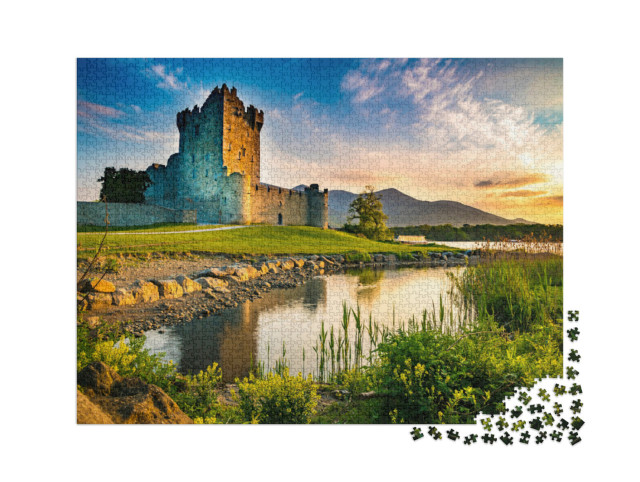 Puzzle 2000 Teile „Ross Castle, antike Festung in Irland“