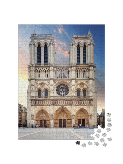 Puzzle 1000 Teile „Kathedrale Notre Dame, Paris“
