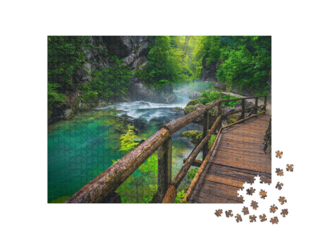 Puzzle 1000 Teile „Holzsteg“