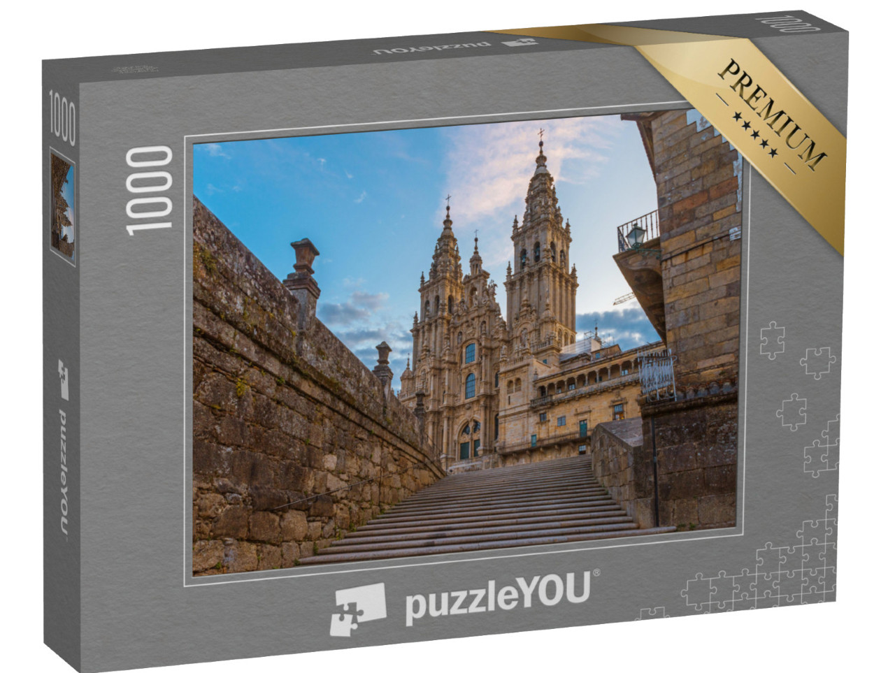 Puzzle 1000 Teile „Pilgerstätte: Kathedrale von Santiago de Compostela“