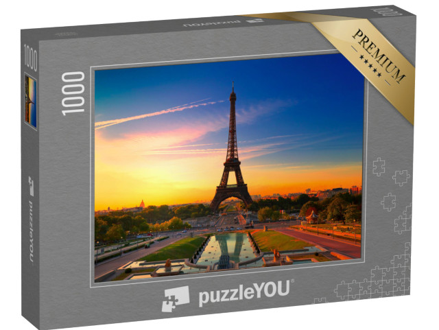 Puzzle 1000 Teile „Sonnenaufgang in Paris“