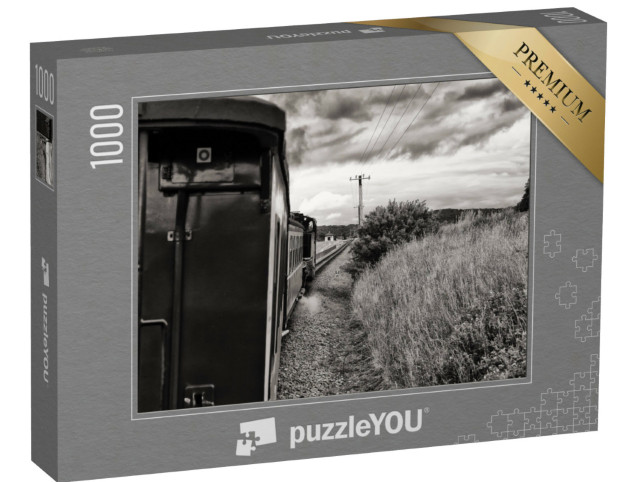 Puzzle 1000 Teile „Rasender Roland: der Dampfzug auf Rügen“