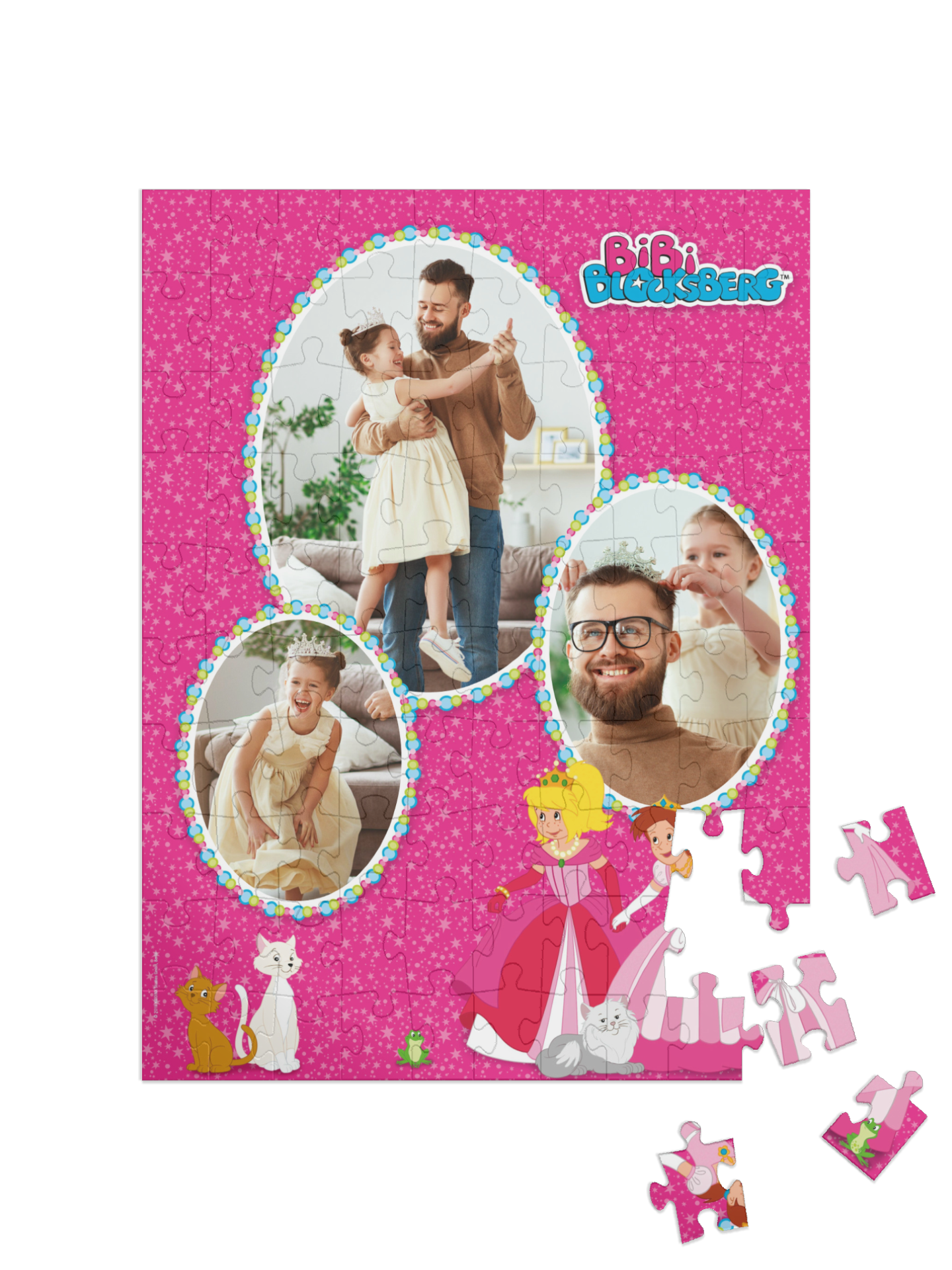 „Prinzessin“ in Hochformat Collage
