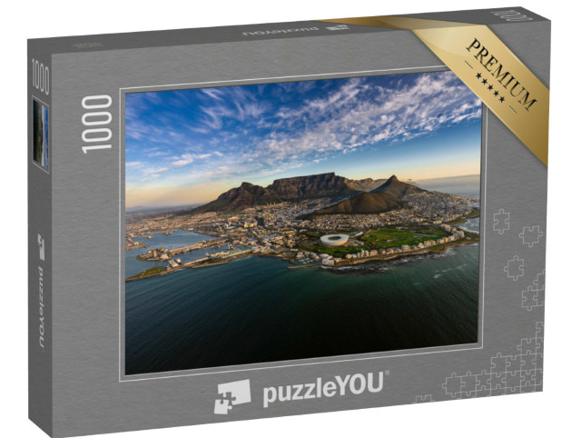 Puzzle 1000 Teile „Sonnenuntergang am Tafelberg“