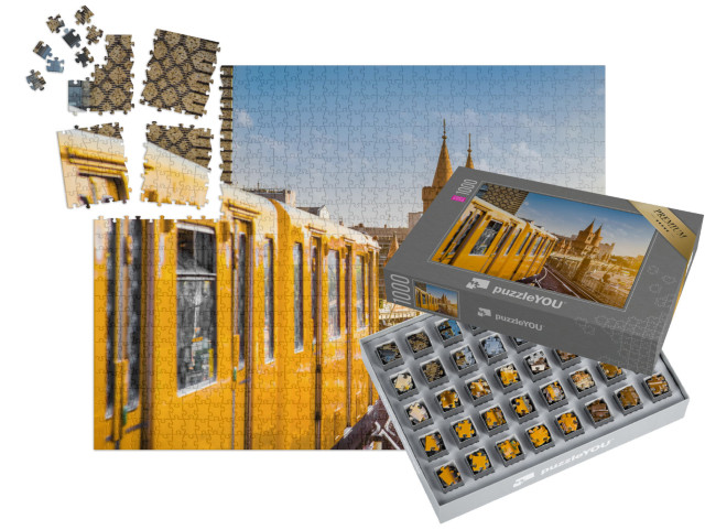 Puzzle „Die Berliner durch Friedrichshain-Kreuzberg“ | SMART SORTED® 1000 Teile