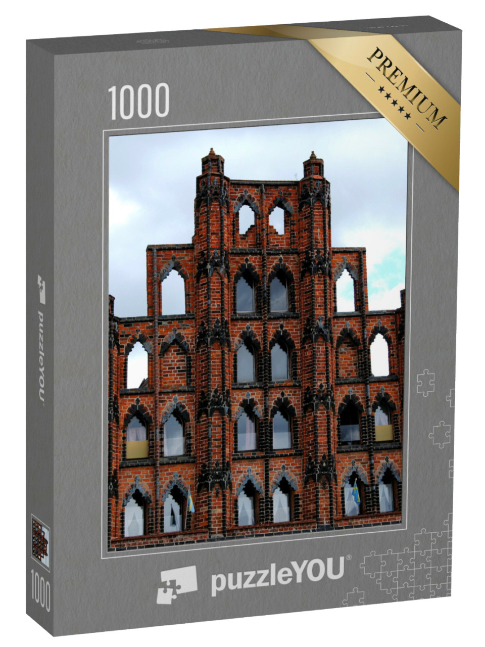 Puzzle 1000 Teile „Alter Schwede in der Hansestadt Wismar, Mecklenburg-Vorpommern“