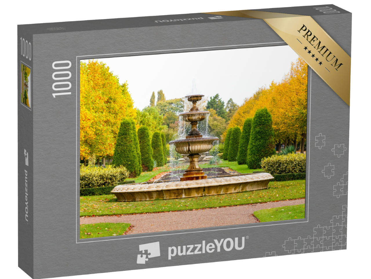 Puzzle 1000 Teile „Ein Springbrunnen im Regent's Park von London“