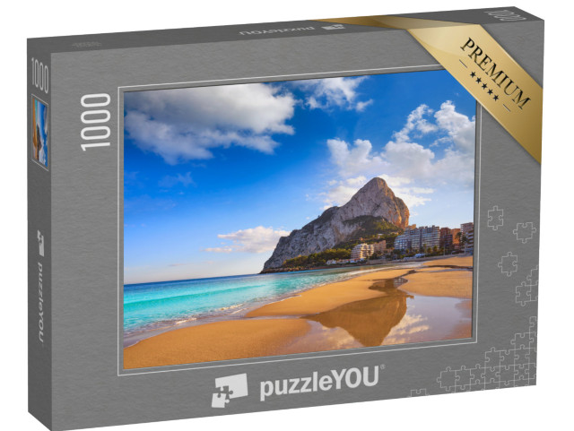 Puzzle 1000 Teile „Der Strand Playa de Fossa in Calpe, Spanien“