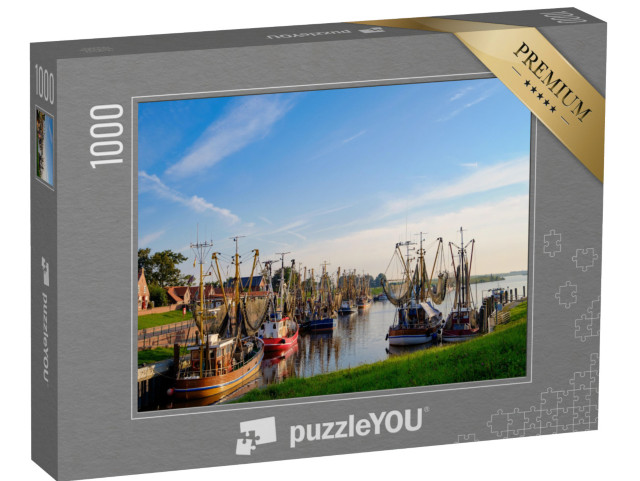 Puzzle 1000 Teile „Hafen von Greetsiel, Deutschland“