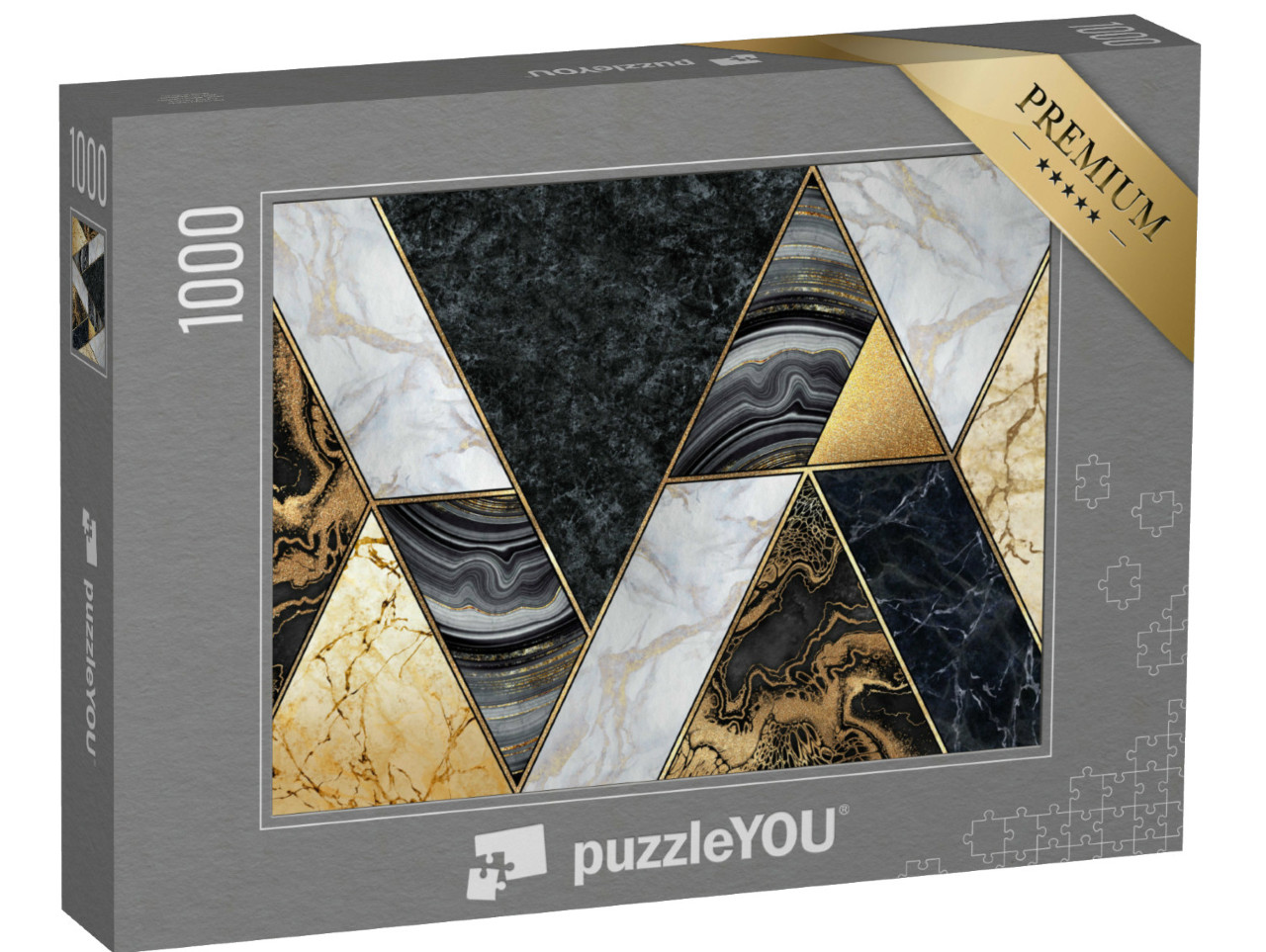 Puzzle 1000 Teile „Abstraktes Marmor-Mosaik“