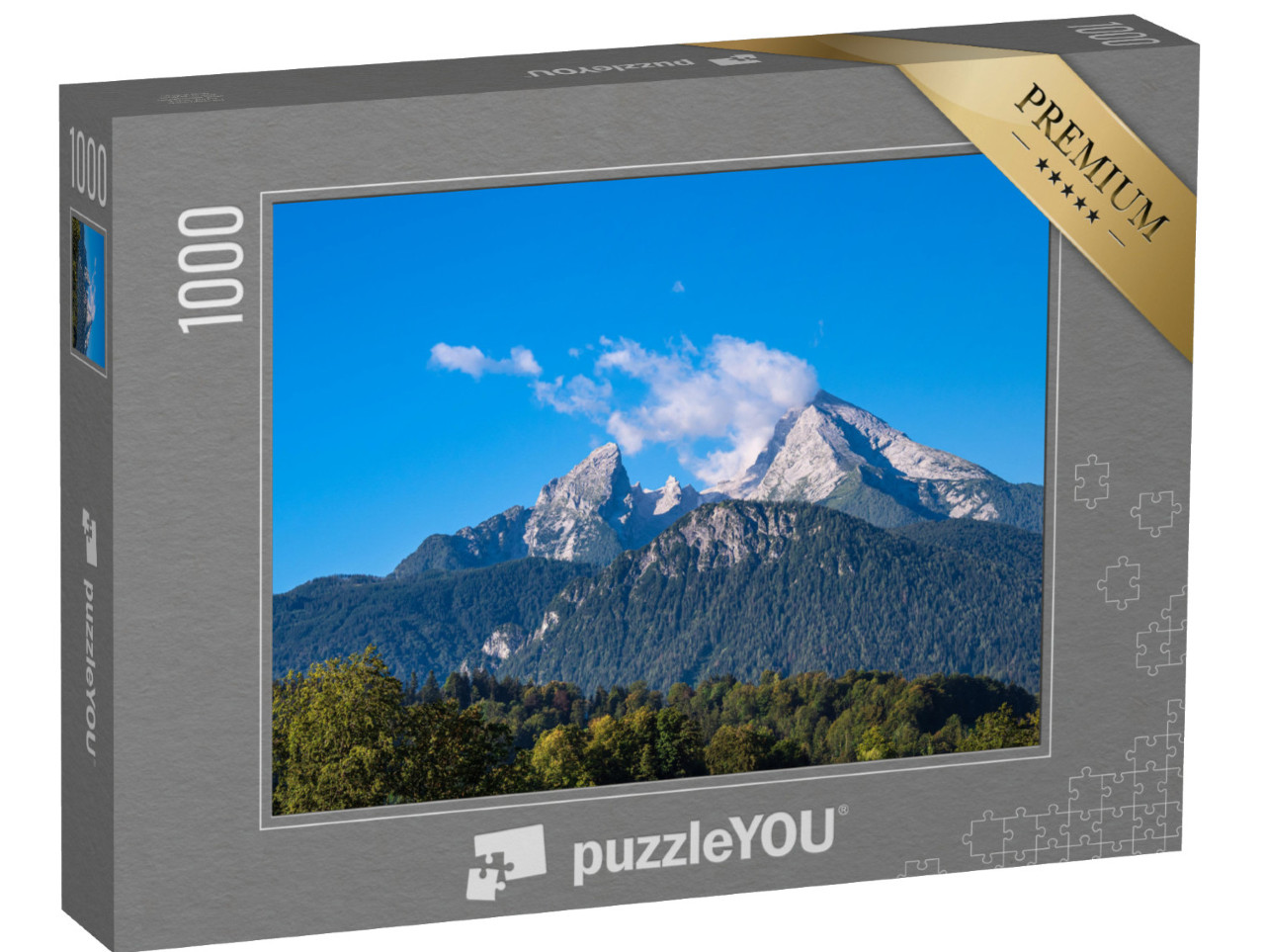 Puzzle 1000 Teile „Watzmann in den Berchtesgadener Alpen, Deutschland“