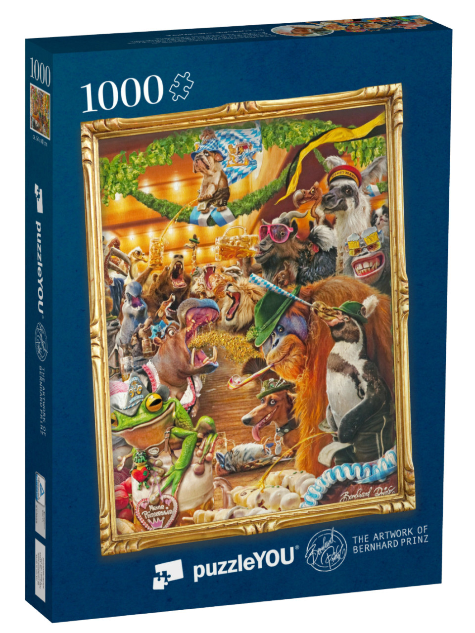 Puzzle 1000 Teile „Tierisches Volksfest – Teil 2“