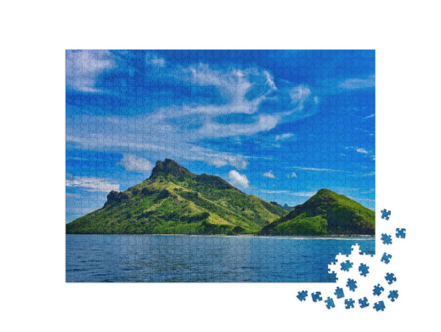 Puzzle 1000 Teile „Blick auf die tropischen Inseln der Fidschi-Inseln“