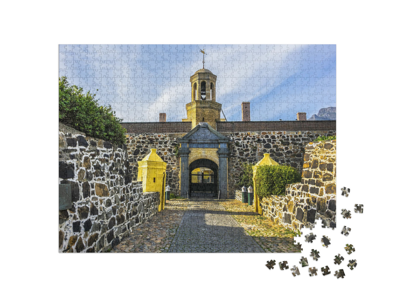 Puzzle 1000 Teile „Eingang zum Castle of Good Hope oder Cape Town Castle, Kapstadt, Südafrika“