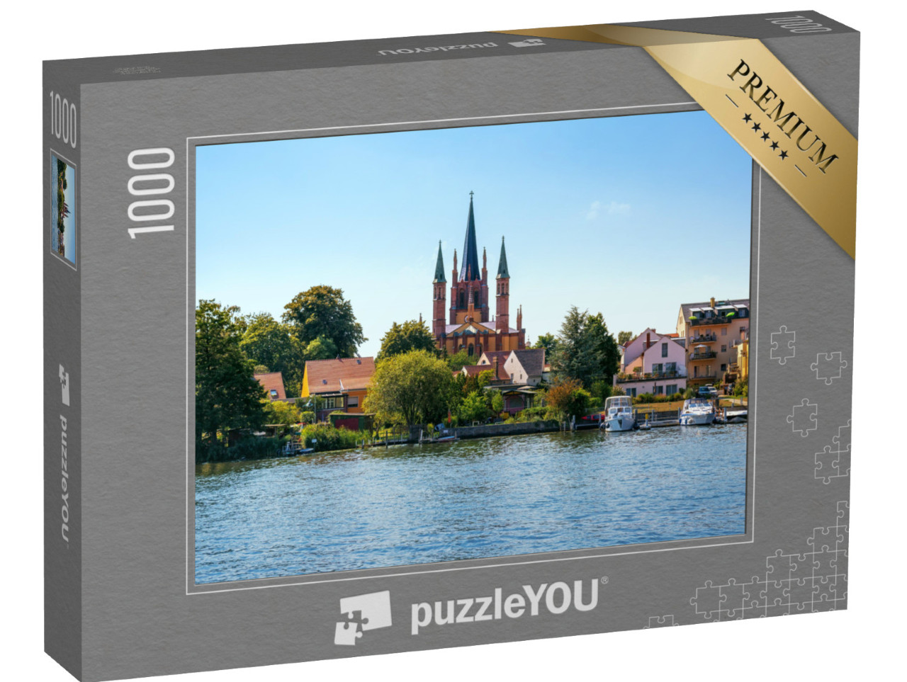 Puzzle 1000 Teile „Blick auf Werder an der Havel in Brandenburg, Deutschland“