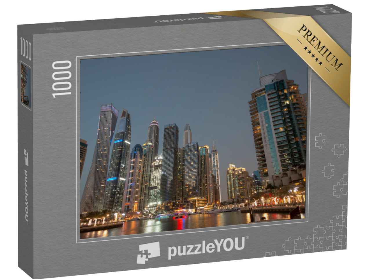 Puzzle 1000 Teile „Dubai bei Nacht“