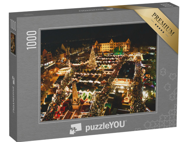 Puzzle 1000 Teile „Weihnachtsmarkt Erfurt“