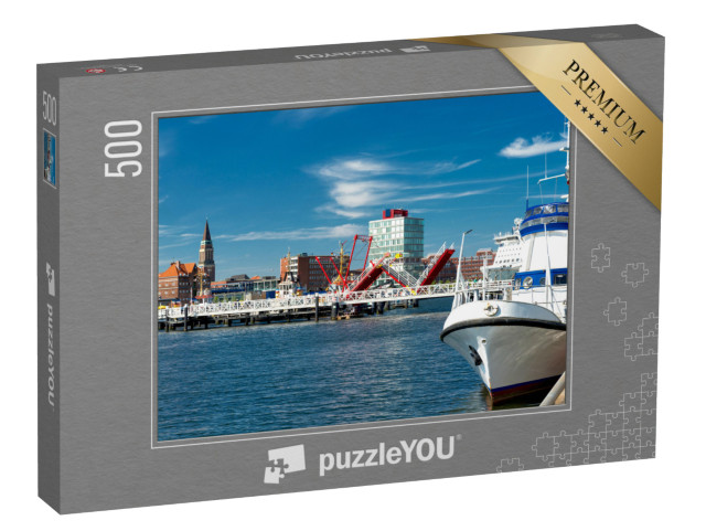 Puzzle 500 Teile „Kieler Hörn, Hafenspitze von Kiel“