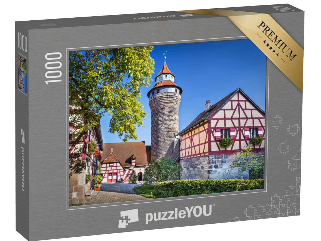 Puzzle 1000 Teile „Die Nürnberger Burg“