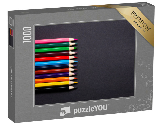 Puzzle 1000 Teile „Bunte Bleistifte“