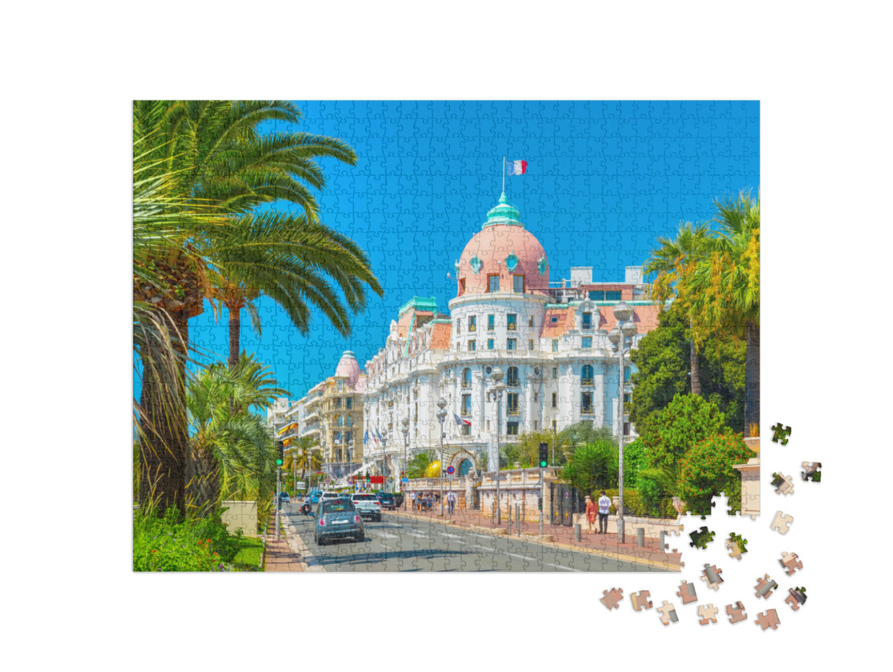 Puzzle 1000 Teile „Promenade des Anglais, Nizza, Frankreich“