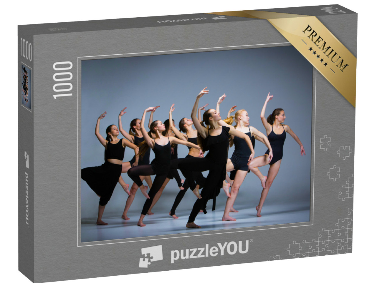 Puzzle 1000 Teile „Ballett-Tänzerinnen in Positur“