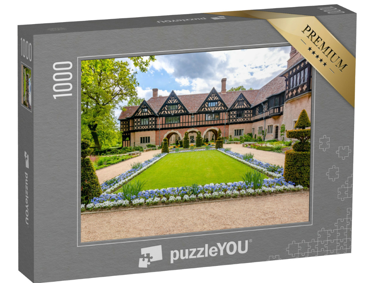 Puzzle 1000 Teile „Schloss Cecilienhof im Neuen Park, Potsdam“