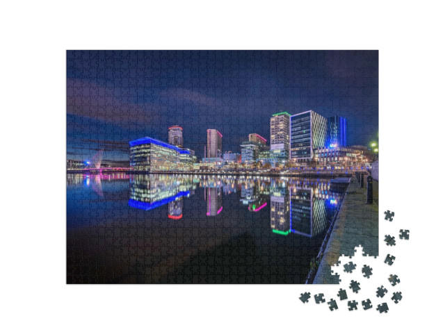 Puzzle 1000 Teile „Media City, Greater Manchester, England“