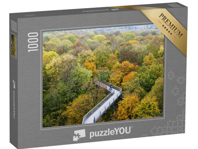 Puzzle 1000 Teile „Baumkronenpfad im Nationalpark Hainich, Thüringen“