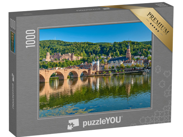 Puzzle 1000 Teile „Karl-Theodor-Brücke, Heidelberg“