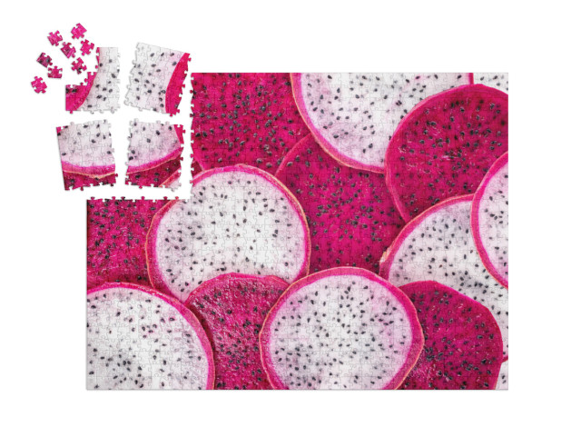 Puzzle „Frische Scheiben der Drachenfrucht“ | SMART SORTED® 1000 Teile