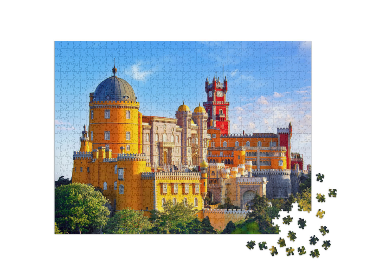 Puzzle 1000 Teile „Palácio Nacional da Pena in Sintra, Portugal“