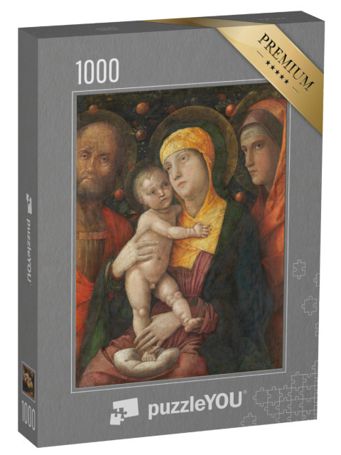 Puzzle 1000 Teile „Andrea Mantegna - Die Heilige Familie mit der Heiligen Maria Magdalena“