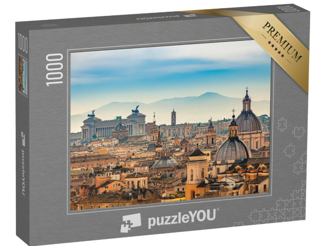 Puzzle 1000 Teile „Blick auf Rom vom Castel Sant'Angelo“