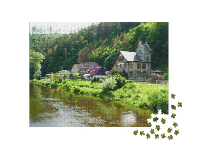 Puzzle 1000 Teile „Bode-Tal an der Bode im Harz“