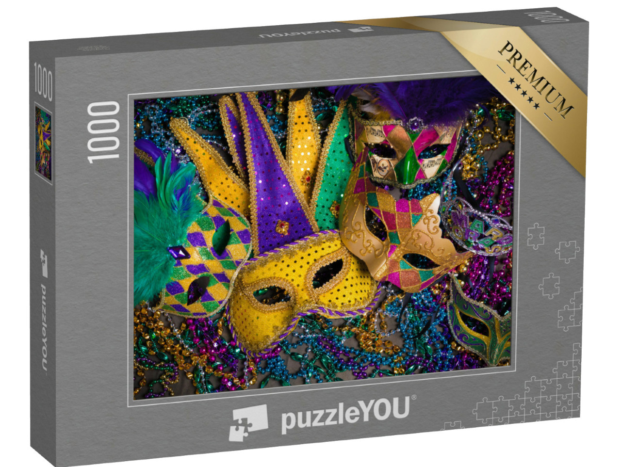 Puzzle 1000 Teile „Venezianische Karnevalsmaske“