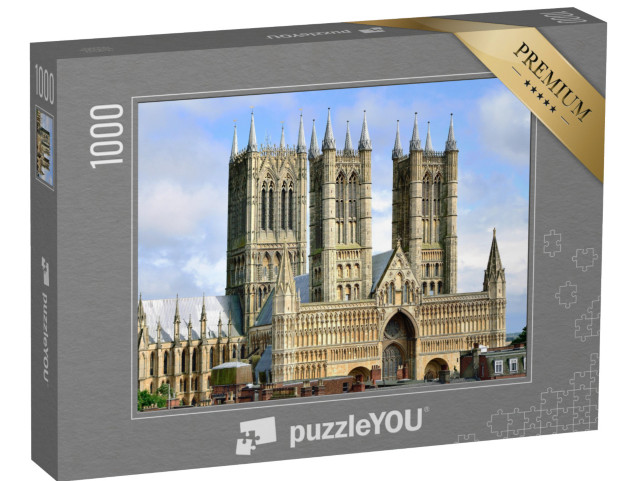 Puzzle 1000 Teile „Kathedrale von Lincoln in England“