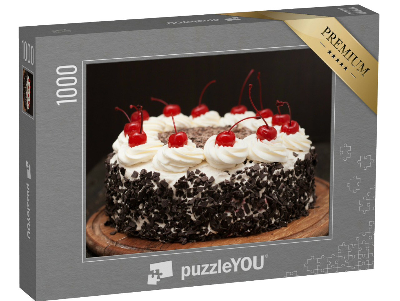 Puzzle 1000 Teile „Schwarzwälder Kirschtorte“