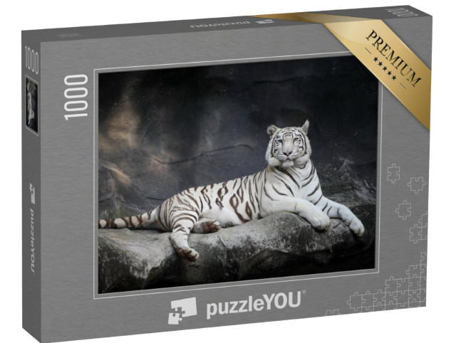 Puzzle 1000 Teile „Weißer Tiger “