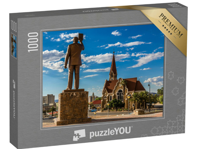 Puzzle 1000 Teile „Denkmal des ersten namibischen Präsidenten in Windhoek, Namibia“