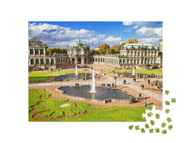 Puzzle 1000 Teile „Das Zwingermuseum in Dresden“