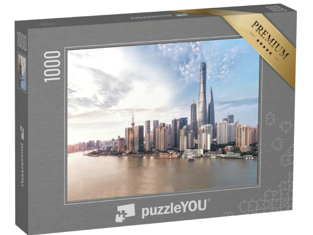 Puzzle 1000 Teile „Shanghai Skyline“