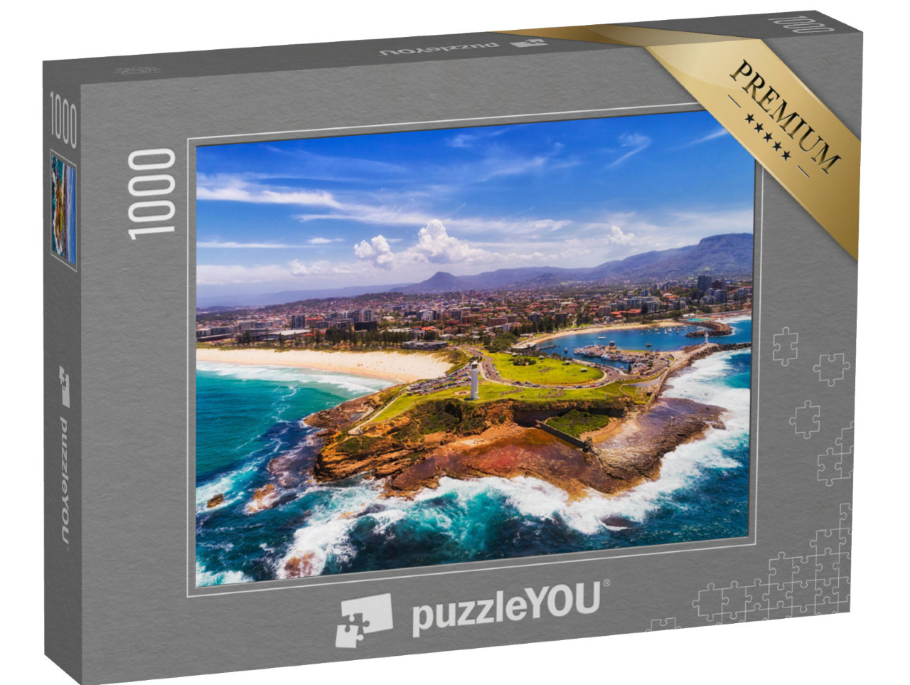 Puzzle 1000 Teile „Landzunge der Stadt Wollongong, Australien“