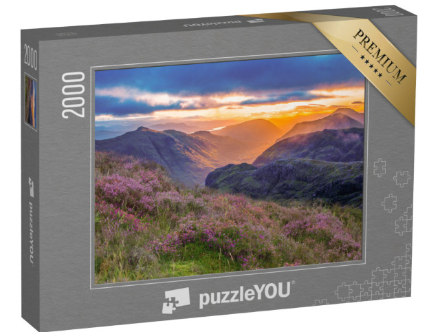 Puzzle 2000 Teile „Talansicht von Glencoe, Highlands, Schottland“