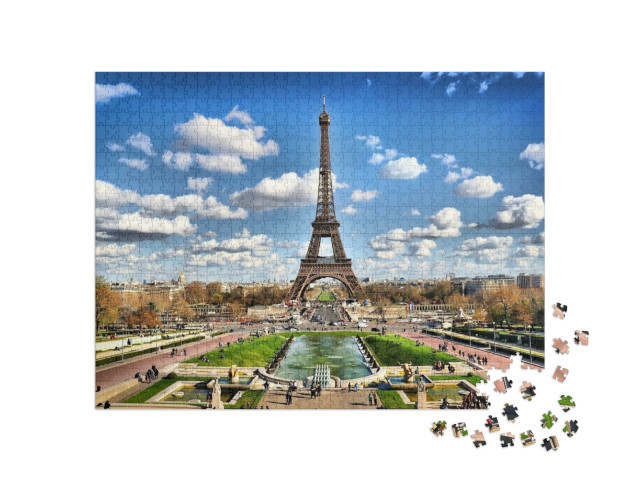 Puzzle 1000 Teile „Der Eiffelturm“