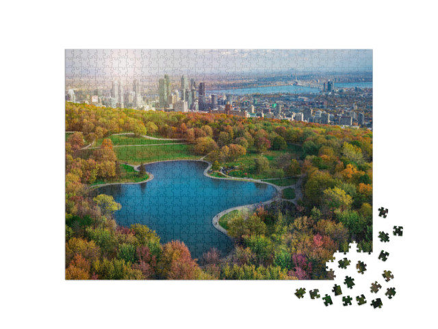 Puzzle 1000 Teile „Montreal im Herbst“
