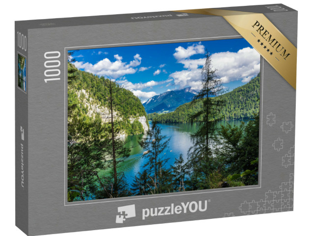 Puzzle 1000 Teile „Königssee, Berchtesgaden, Bayern, Deutschland“