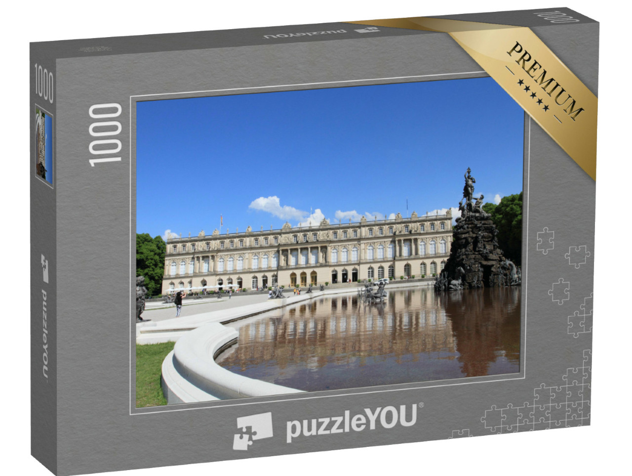 Puzzle 1000 Teile „Schloss Herrenchiemsee, Wahrzeichen Deutschlands“
